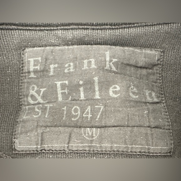 Frank & Eileen Mini Belfast Knit Sweatshirt Blazer Jacket Solid Black Medium - Picture 6 of 9